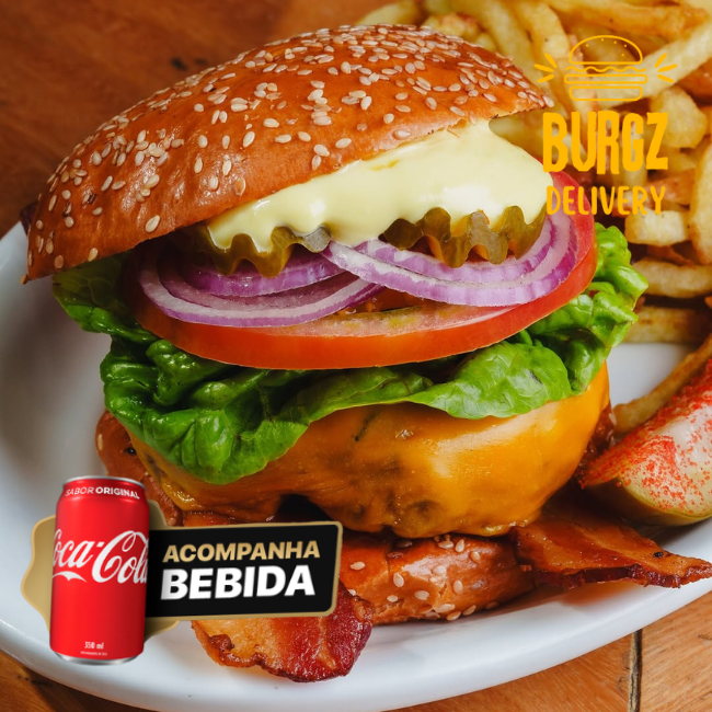 2X Classic Salada em DOBRO + 2 Coca-Cola + Fritas